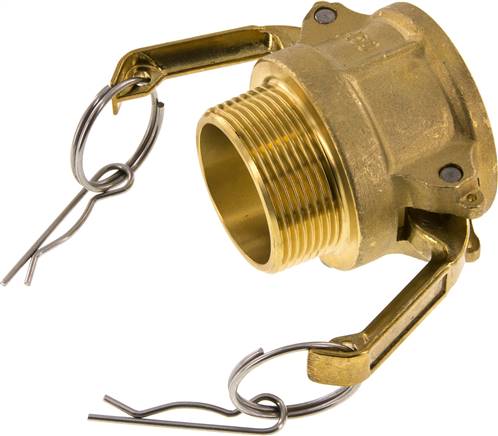 Kamlock-Kupplung (B) R 1-1/2"(AG), Messing