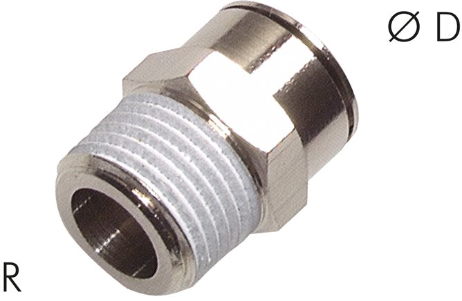 Gerader Steckanschluss R 1/8"-4mm, Baureihe C