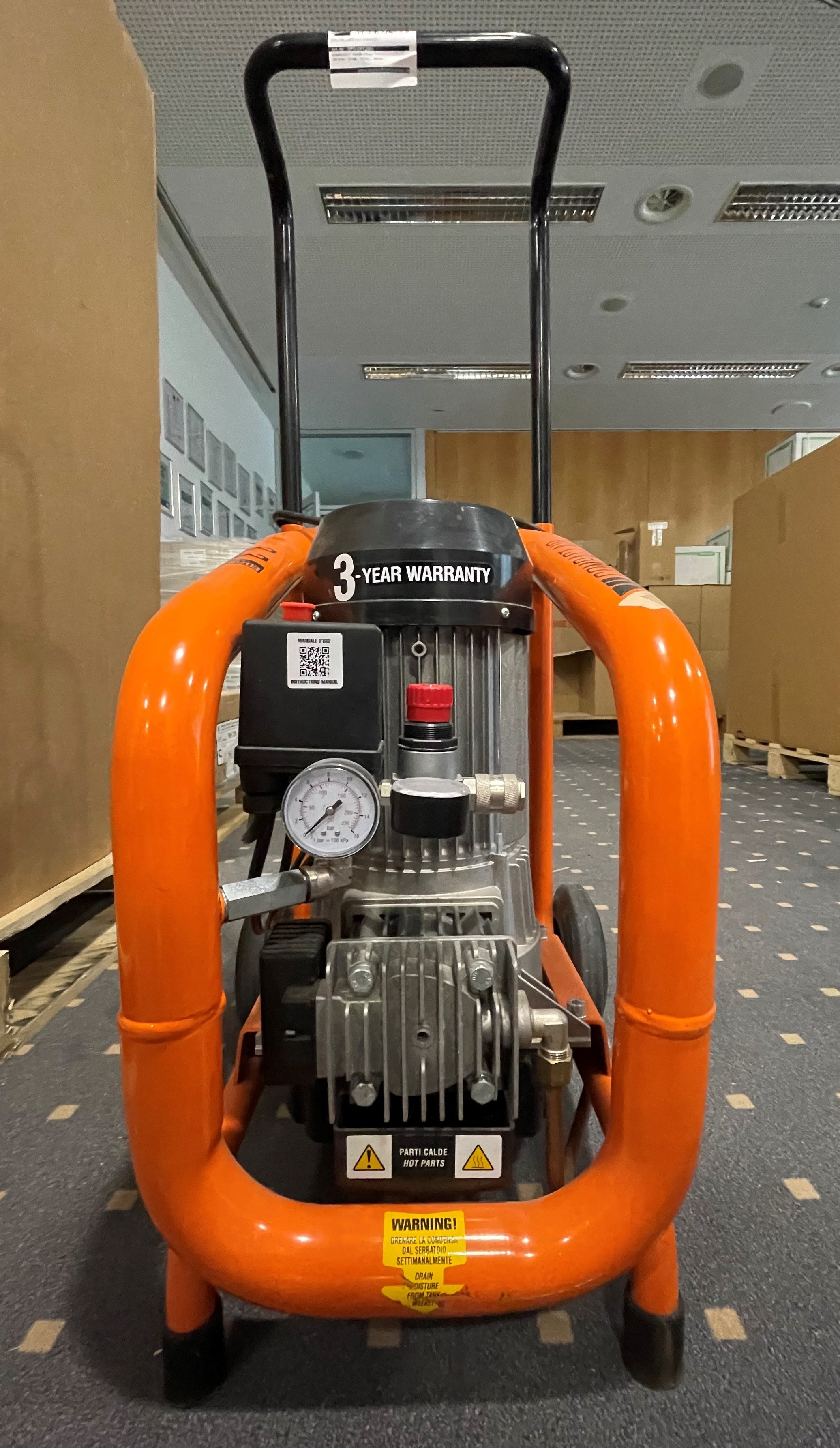 GEBRAUCHT Gentilin ölfreier Kompressor C330/03 · 200 l/min · 10 bar · 2,2 kW · ölfreier Kolbenkompressor · Bj. 2023, ca. 1 Bh