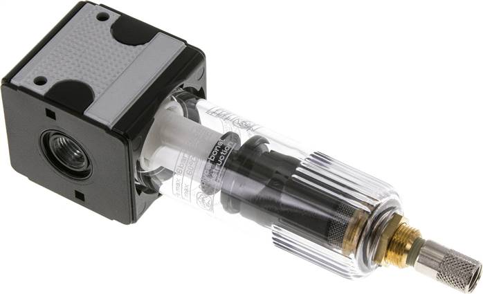 MULTIFIX Filter, G 1/4", Baur. 1, Kunststoffbehälter, Kondensatablass automatisch (drucklos geschlossen)