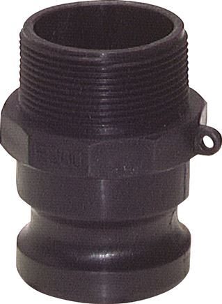 Kamlock-Stecker (F) R 4"(AG), Polypropylen