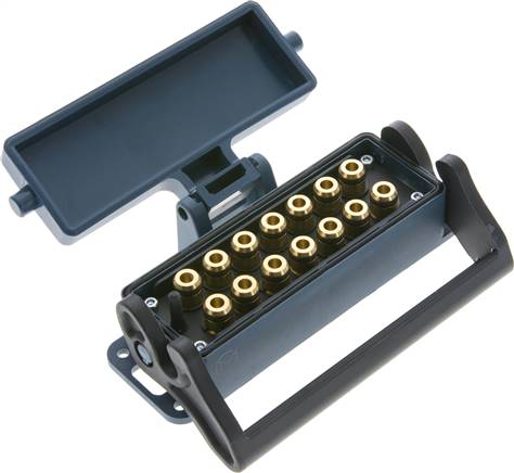 Mehrfachkupplung 14x 6mm Schl.,Muffe