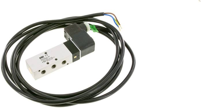 5/2-Wege Magnetventil, G 1/8", Luftfeder, 230 V AC (ATEX), NW 6