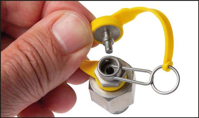 Steck-Messanschluss 14 S (M22x1,5)-HD-Verschraubung