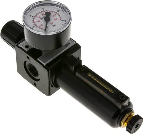 MULTIFIX Filterregler, G 3/8", 0,5 - 16bar, Baureihe 1, Metallbehälter