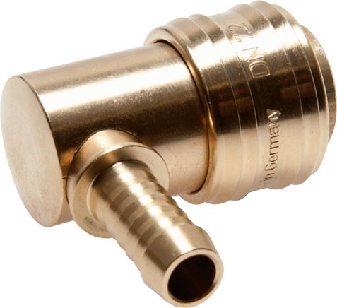 Winkel-Schnellkupplung (NW7,2) 13 (1/2") mm Schlauch, Messing