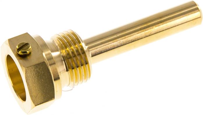 Schutzrohr zum Einschrauben (G 1/2"), 63mm, Cu-Legierung