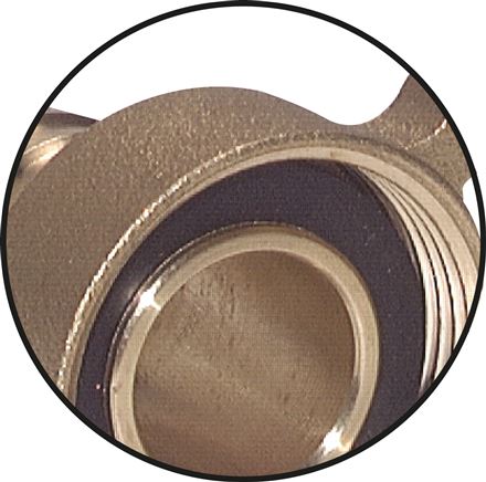 Standrohrverschraubung, flach dichtend G 1/2"-13 (1/2")mm