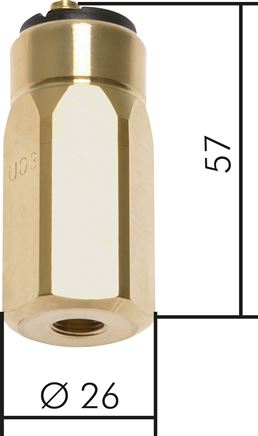 Vakuumschalter -0,95 bis -0,2 bar (Schließer), G 1/8" (IG)