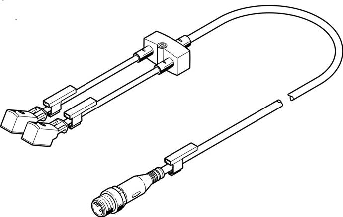 FESTO NEDY-L2R1-V1-Z4W2Z-U-0.3L-M12G4-5R (8035788) Verteiler