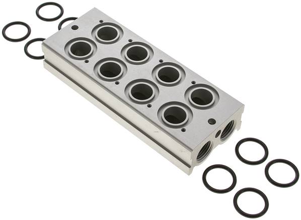 Reihenleiste (4-fach) für SF6000 (3/2-Wege)