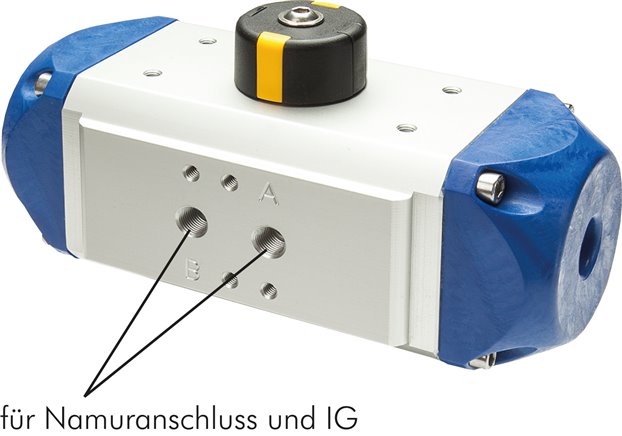 Pneumat. Drehantrieb Gr. 6, Feder-schließend, F05