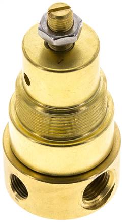 Druckregler, Messing, G 1/4", 0,5 - 8bar (für CO2), BG0