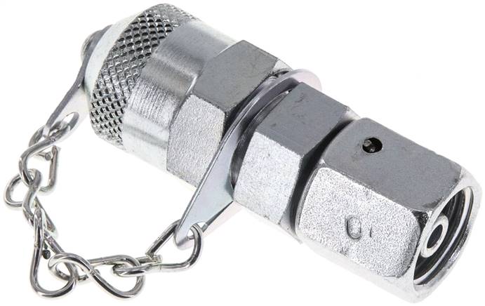 Messanschluss M16x2, 6 S-Dichtkegel, Stahl verzinkt