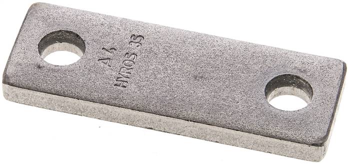 Deckplatte, Edelstahl, Baugröße 3, schwere Baureihe