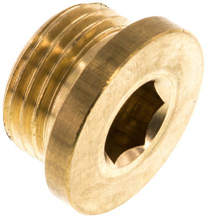Verschlussstopfen Innenskt. G 1/2", Messing Typ VS 12 MS