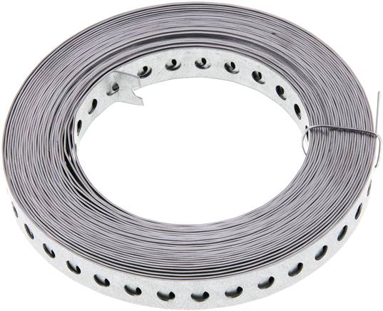 FISCHER Lochband 17mm, 10 mtr., Stahl verzinkt