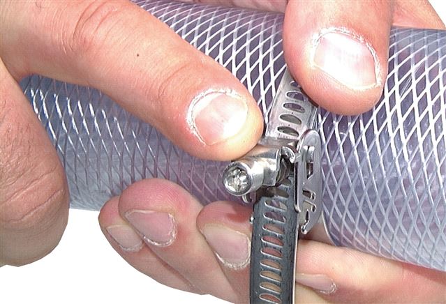 12mm Sicherheitsschlauchschelle 140 - 170mm, Edelstahl