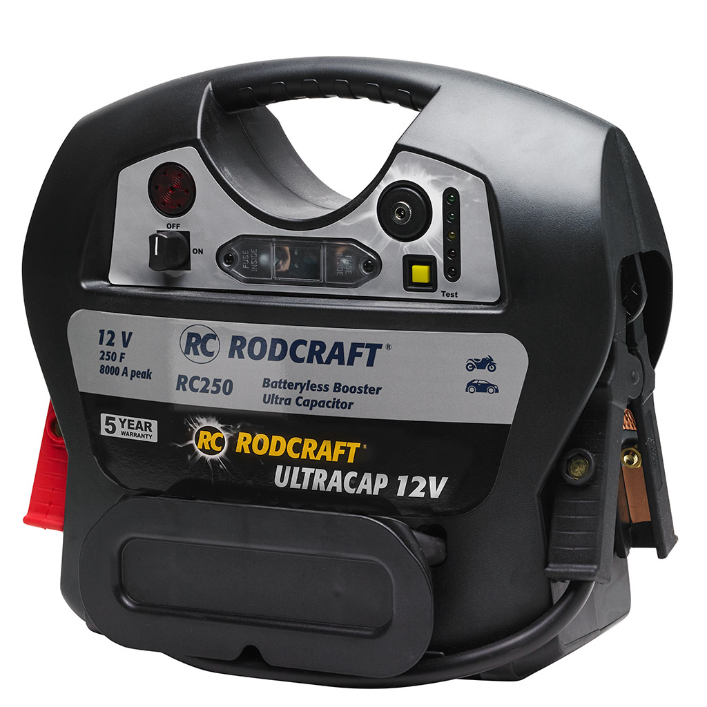 Rodcraft Ultrakondensatoren-Booster RC250 - Starthilfe