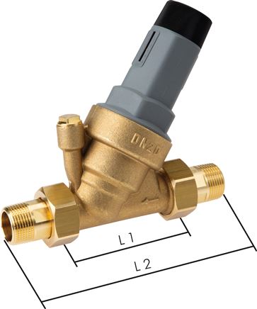 Druckminderer für Trinkwasser R 1-1/4", 1,5 - 6 bar, DVGW, vordruckunabhängig