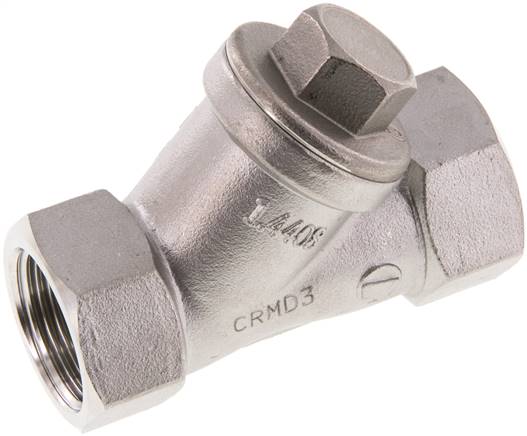 Schrägsitz-Rückschlagventil, G 3/4", PN 40, Edelstahl
