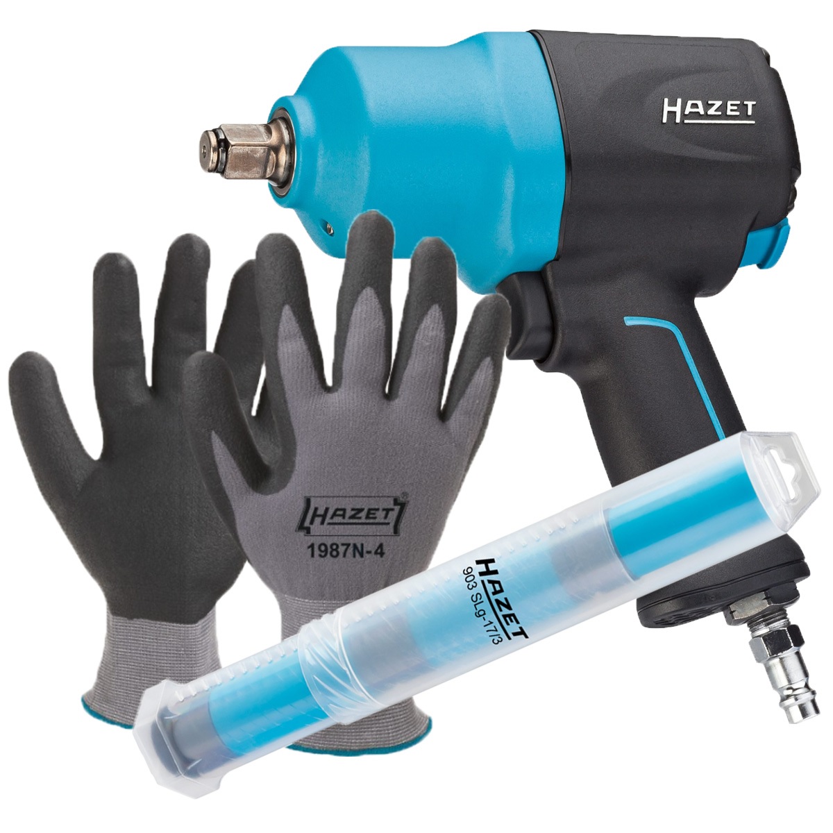 HAZET Schlagschrauber mit Sortiment 9012EL-SPC/5