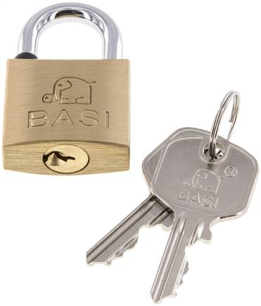 Vorhangschloss Größe 30 mit 2 Schlüsseln gleichschließend mit Schließung B, VHS 30-GSB