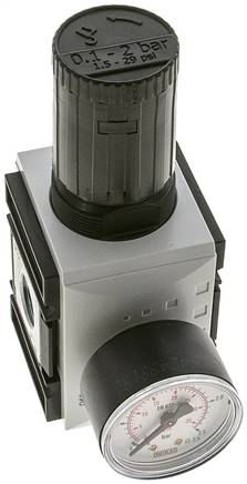 FUTURA Präzisionsdruckregler, G 1/2", 0,1 - 2bar, mit durchgehender Druckversorgung