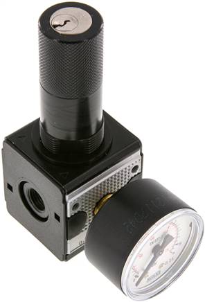 MULTIFIX Druckregler, abschließbar,G 1/4" 0,5 - 10bar