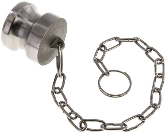 Kamlock-Verschlussstecker (DP) 1-1/4", Edelstahl (1.4408)