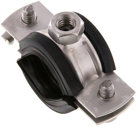 Rohrschelle, 20 - 23mm, 1.4404, mit Einlage