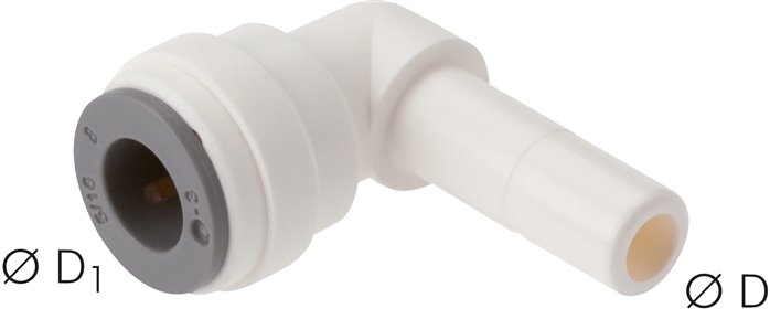 Winkel-Steckanschluss 6mm Stecknippel, IQS-LE (EPDM-Dichtung)