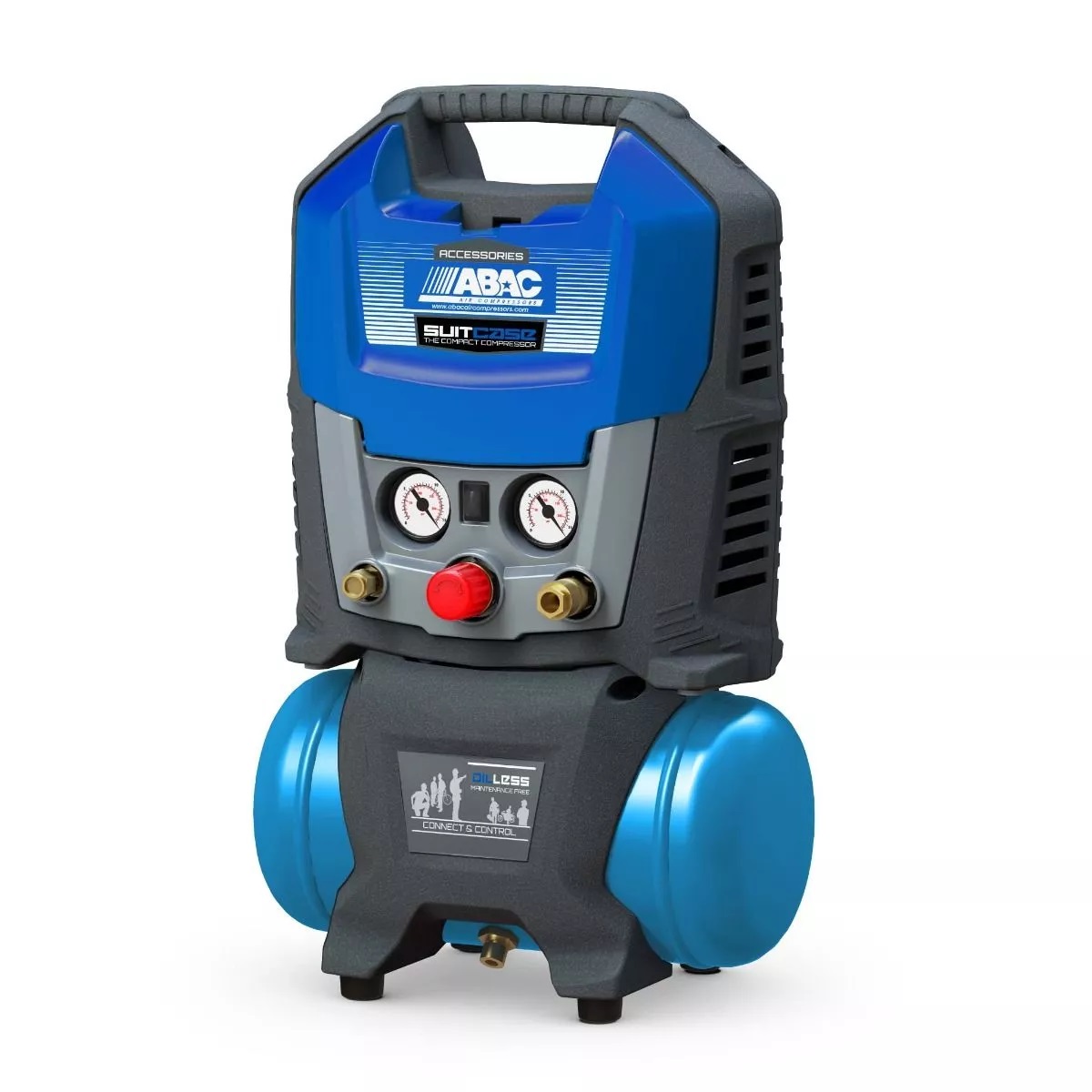 ABAC SUITCASE 6 tragbarer Kompressor 1.5HP (230V)