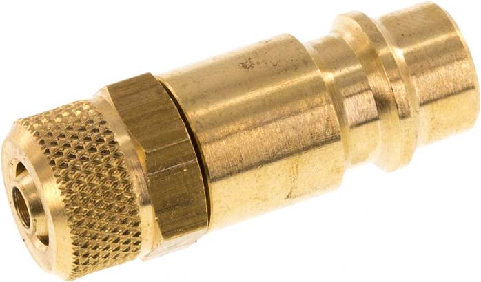 Kupplungsstecker (NW7,2) 6x4mm Schlauch, Messing