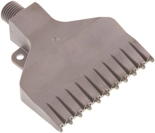 Mehrkanal-Fächerdüse, 70mm, G 1/4", 1.4404 (Sonderdüse)