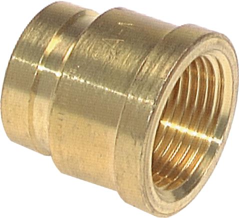 Rundmuffe G 3/8"-G 1/4", Messing