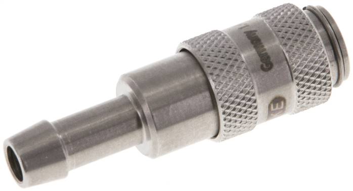 Schnellkupplung (NW2,7) 5mm Schlauch, Edelstahl