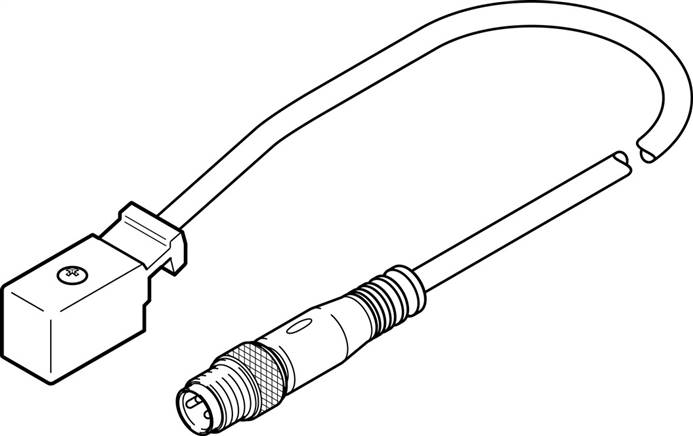 FESTO KMYZ-2-24-M8-2,5-LED (177678) Verbindungsleitung