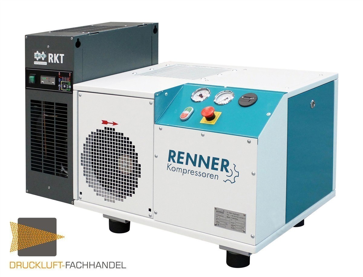 Compressore RENNER RSK-B 4.0 con essiccatore di refrigerante | compressore a vite