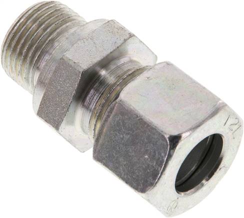 Gerade Schneidringverschr. G 3/8"-12 L (M18x1,5), Stahl verzinkt