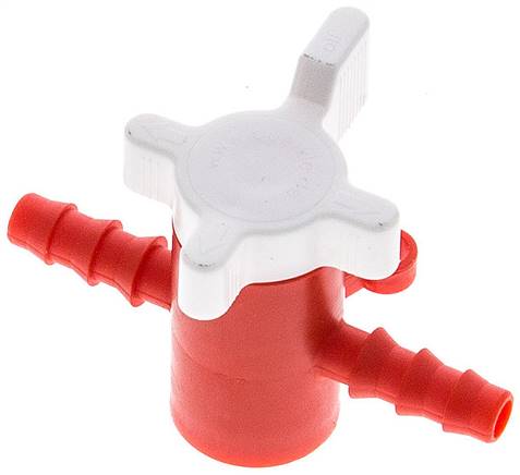 Labor-Schlauchhahn (PE/PP), 6 (1/4") mm