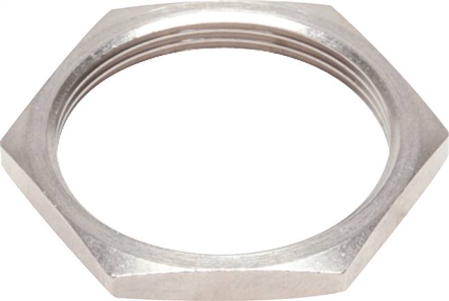 Befestigungsmutter, Messing vernickelt