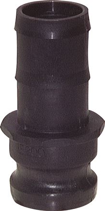 Kamlock-Stecker (E) 32 (1-1/4")mm Schlauch, Polypropylen, Stecker mit reduziertem Anschluss
