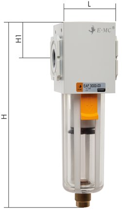 Eco-Line Filter, G 3/8", Ablass automatisch