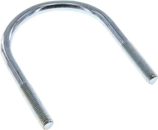 Rundstahlbügel, M 12, 88,9mm, Stahl verzinkt