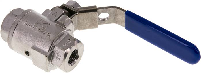 Edelstahl-Kugelhahn m. Entlüftungsbohrung G 1/4", PN 16