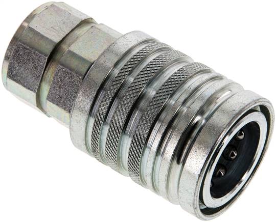 Steckkupplung ISO7241-1A, Muffe Baugr.3, G 1/2"(IG)