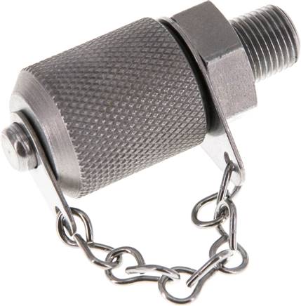 Messanschluss M16x2 - NPT 1/8" (AG), Stahl verzinkt