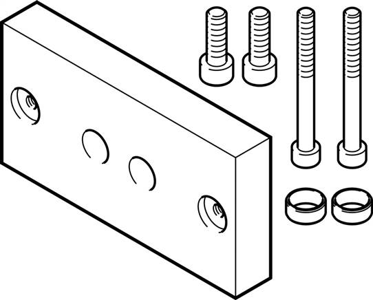 FESTO DHAA-D-G6-8/10-Q11-12 (2736429) Adapterbausatz