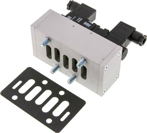 ISO-Ventil (Größe 3), 5/2-Wege Impulsventil, 230 V AC